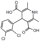 PI-36664 4-(2,3-Dichlorophenyl)-2,6-dimethyl-1,4-dihydropyridine-3,5-dicarboxylic acid (138279-32-0)