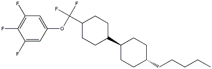 PI-36729 5-[difluoro[(trans,trans)-4'-pentyl[1,1'-bicyclohexyl]-4-yl]methoxy]-1,2,3-trifluoro-Benzene (208338-52-7)