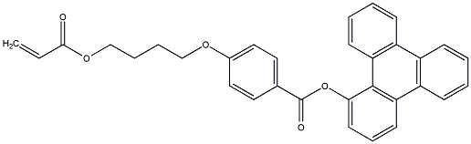 PI-36737 4-[4-[(1-oxo-2-propenyl)oxy]butoxy]-Benzoic acid, 2,3,6,7,10,11-triphenylenehexayl este (174079-42-6)