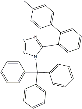 PI-37043 5-(4'-Methyl-[1,1'-biphenyl]-2-yl)-1-trityl-1H-tetrazole (124750-53-4)