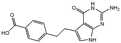PI-37060 4-[2-(2-Amino-4,7-Dihydro-4-Oxo-3H-Pyrrolo[2,3-D]Pyrimidin-5-Yl)Ethyl]Benzoic Acid (137281-39-1)