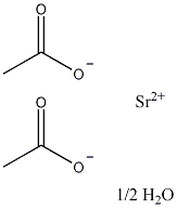 PI-37083 Strontium acetate hemihydrate (14692-29-6)