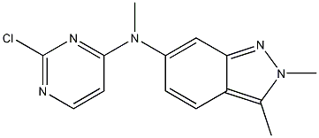 PI-37249 N-(2-Chloropyrimidin-4-yl)-N,2,3-Trimethyl-2H-Indazol-6-Amine (444731-75-3)