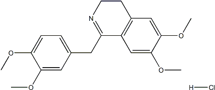 PI-37455 1-(3,4-dimethoxybenzyl)-3,4-dihydro-6,7-dimethoxyisoquinolinium chloride (5884-22-0)