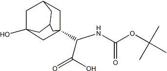PI-37482 (2S)-2-((tert-Butoxycarbonyl)amino)-2-(3-hydroxyadamantan-1-yl)acetic acid (361442-00-4)