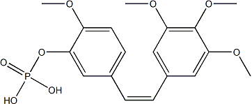 PI-37571 (Z)-2-Methoxy-5-(3,4,5-trimethoxystyryl)phenyl dihydrogen phosphate (222030-63-9)