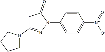 PI-37590 1-(4-Nitrophenyl)-3-pyrrolidino-2-pyrazolin-5-one (30818-17-8)