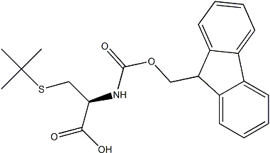 PI-37672 Fmoc-(R)-2-amino-3-(S-tert-butylthio)butanoic acid (131766-22-8)