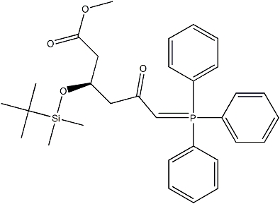 PI-37711 Methyl (3R)-3-(tert-butyldimethylsilyloxy)-5-oxo-6-triphenylphosphoranylidene hexanoate (147118-35-2)
