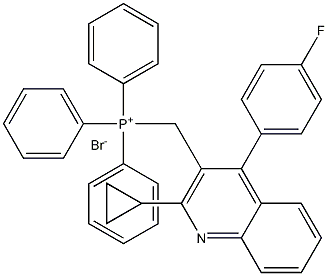 PI-37729 ((2-Cyclopropyl-4-(4-fluorophenyl)quinolin-3-yl)methyl)triphenylphosphonium (154057-58-6)
