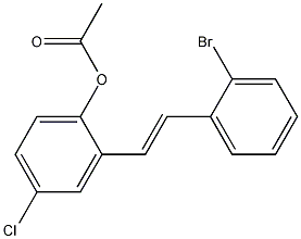 PI-37748 (E)-2-(2-bromostyryl)-4-chlorophenyl acetate (1000890-04-9)