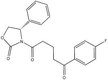 PI-37756 (4S)-3-[5-(4-Fluorophenyl)-1,5-dioxopenyl]-4-phenyl-2-oxazolidinone (189028-93-1)