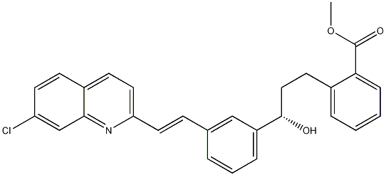 PI-37768 (S)-Methyl 2-(3-(3-(2-(7-chloroquinolin-2-yl)vinyl)phenyl)-3-hydroxypropyl)benzoate  (142569-69-5)