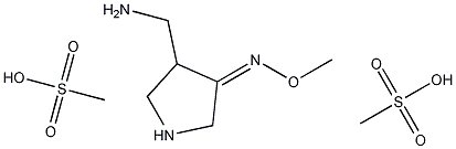 PI-37838 (Z)-4-(aminomethyl)pyrrolidin-3-one O-methyl oxime dimethanesulfonate (329181-36-4)