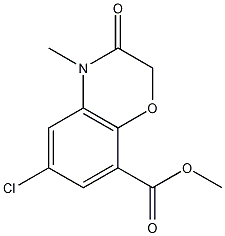 PI-37850 Methyl 6-chloro-4-methyl-3-oxo-3,4-dihydro-2H-benzo[b][1,4]oxazine-8-carboxylate (141761-83-3)