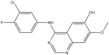 PI-37854 4-((3-Chloro-4-fluorophenyl)amino)-7-methoxyquinazolin-6-ol (184475-71-6)