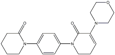PI-37863 3-Morpholino-1-(4-(2-oxopiperidin-1-yl)phenyl)-5,6-dihydropyridin-2(1H)-one (545445-44-1)