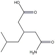 PI-37899 3-(2-Amino-2-oxoethyl)-5-methylhexanoic acid (181289-15-6)