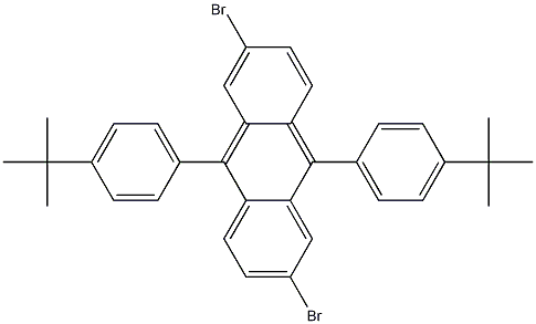 PI-37923 2,6-Dibromo-9,10-Bis(4-tert-Butylphenyl)anthracene (1187763-68-3)