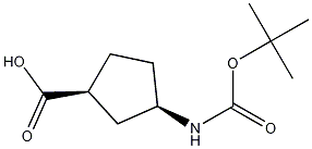PI-38588 (1S,3R)-(+)-3-(bocamino)cyclopentanecarboxylicacid (261165-05-3)