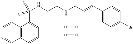 PI-38612 N-[2-[[3-(4-Bromophenyl)-2-propenyl]amino]-5-isoqu inolinesulfonamide dihydrochloride (127243-85-0)