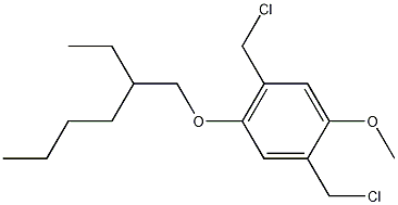 PI-38616 1,4-Bis(chloromethyl)-2-(2-ethylhexyloxy)-5-methoxy-benzene (146370-52-7)