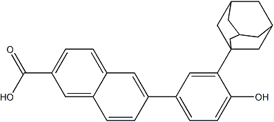 PI-38706 6-[3-(1-Adamantyl)-4-hydroxyphenyl]-2-naphthalene carboxylic acid (125316-60-1)