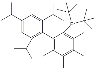 PI-38788 2-Di-tert-butylphosphino-3,4,5,6-tetramethyl-2′,4′,6′-triisopropyl-1,1′-biphenyl (857356-94-6)