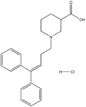PI-38887 1-(4,4-diphenyl-3-buten-1-yl)-3-Piperidinecarboxylic acid hydrochloride (85375-15-1)