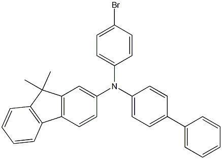PI-39330 N-([1,1'-Biphenyl]-4-yl)-N-(4-bromophenyl)-9,9-dimethyl-9H-fluoren-2-amine (1246562-40-2)