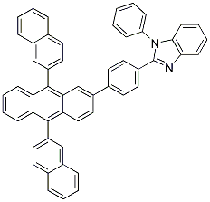 PI-39472 2-(4-(9,10-Di(naphthalen-2-yl)anthracen-7-yl)phenyl)-1-phenyl-1H-benzo[d]imidazole (561064-11-7)