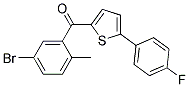PI-39775 (5-Bromo-2-methylphenyl)(5-(4-fluorophenyl)thiophen-2-yl)methanone (1132832-75-7)