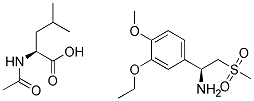 PI-39780 (S)-1-(3-Ethoxy-4-Methoxyphenyl)-2-(Methylsulfonyl)ethylaMine N-acetyl-L-leucine salt (608141-43-1)