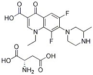 PI-39836 (S)-2-Aminosuccinic acid 1-ethyl-6,8-difluoro-7-(3-methylpiperazin-1-yl)-4-oxo-1,4-dihydroquinoline-3-carboxylic acid (1:1) (211690-33-4)