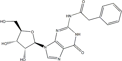 PI-40082 N-(9-((2R,3R,4S,5R)-3,4-Dihydroxy-5-(hydroxymethyl)tetrahydrofuran-2-yl)-6-oxo-6,9-dihydro-1H-purin-2-yl)-2-phenylacetamide (132628-16-1)