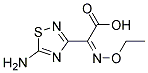 PI-40335 (Z)-2-(5-Amino-1,2,4-thiadiazol-3-yl)-2-(ethoxyimino)acetic acid (75028-24-9)