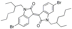 PI-40439 6-bromo-3-[6-bromo-1-(2-ethylhexyl)-1,2-dihydro-2-oxo-3H-indol-3-ylidene]-1-(2-ethylhexyl)-1,3-dihydro-2H-indol-2-one (1147124-23-9)