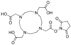 PI-40854 1,4,7,10-Tetraazacyclododecane-1,4,7,10-tetraacetic acid, 1-(2,5-dioxo-1-pyrrolidinyl) ester (170908-81-3)