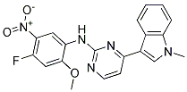 PI-41023 N-(4-fluoro-2-methoxy-5-nitrophenyl)-4-(1-Methylindol-3-yl)pyrimidin-2-amine (1421372-94-2)