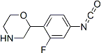PI-41209 3-Fluoro-4-(morpholinyl)phenyl isocyanate (224323-51-7)