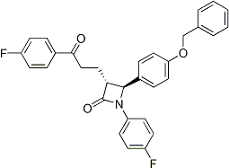 PI-41313 Benzyloxy)phenyl]-1-(4-fluorophenyl)-3-[3-(4-fluorophenyl)-3-oxopropyl]azetidin-2-one (190595-65-4)