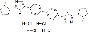 PI-41318 5;5,5'-[1,1'-biphenyl]-4,4'-diylbis[2-(2S)-2-pyrrolidinyl hydrochloride (1009119-83-8)