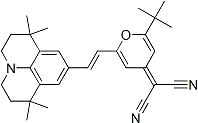 PI-41365 4-(Dicyanomethylene)-2-tert-butyl-6-[1,1,7,7-tetramethyljulolidin-4-yl-vinyl]-4H-pyran (200052-70-6)