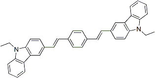 PI-41383 3,3'-(1,4-Phenylenedi-2,1-ethenediyl)bis(9-ethyl-9H-carbazole) (62608-15-5)