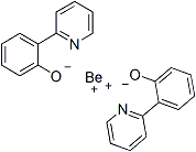 PI-41384 Bis[2-(2-hydroxyphenyl)-pyridine]beryllium (220694-90-6)
