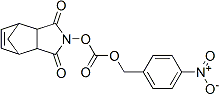 PI-41882 1,3-Dioxo-3a,4,7,7a-tetrahydro-1H-4,7-methanoisoindol-2(3H)-yl 4-nitrobenzy l carbonate  (193269-82-8)
