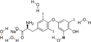 PI-41939 L-Thyroxine sodium salt pentahydrate  ( 6106-07-6)