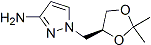 PI-41990 (S)-1-((2,2-dimethyl-1,3-dioxolan-4-yl)methyl)-1H-pyrazol-3-amine (1174231-07-2)