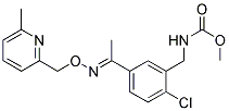 PI-42074 Methyl 2-chloro-5-(1-(((6-methylpyridin-2-yl)methoxy)imino)ethyl)benzylcarbamate (799247-52-2)