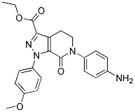 PI-42122 Ethyl 6-(4-aminophenyl)-1-(4-methoxyphenyl)-7-oxo-4,5,6,7-tetrahydro-1H-pyrazolo[3,4-c]pyridine-3-carboxylate (503615-07-4)